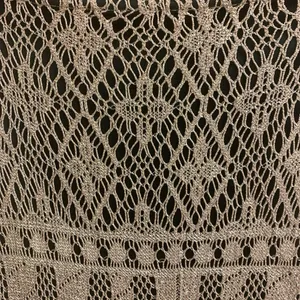 Vintage Y2K Monster Girl Crochet Beige Square Neckline Mini Dress size S thumbnail 6