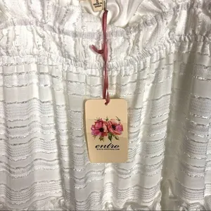 Anthropologie‎ Entro white dress women's small thumbnail 6