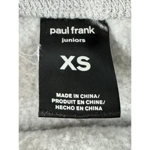 Paul Frank Julius Monkey Chenille Patch Gray Crewneck Sweatshirt Juniors XS Y2K thumbnail 2