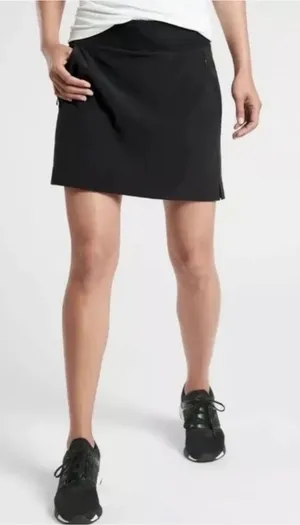 Athleta Black Soho Mini Skirt thumbnail 1