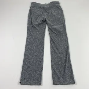 Orvis Pants Womens Small Gray Heather Active Yoga Straight Leg Zip Pockets Gym thumbnail 10