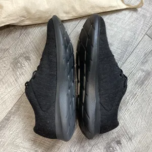 Merinos Lace Up Black With Black Soles Sneakers Size 10 NWT thumbnail 6