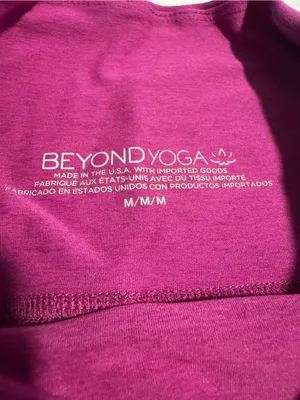 Pink Beyond Yoga Leggings with Side Pockets thumbnail 3