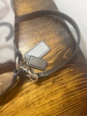 Coach‎ Gray Purse thumbnail 8