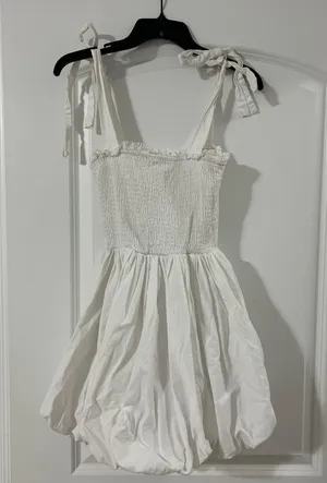 TCEC White Bubble Dress thumbnail 1