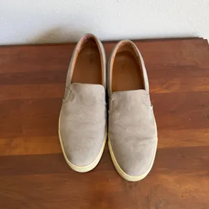 FRYE Ivy Slip On Gray Soft Suede Leather Slide On Sneaker Womens 8.5 Casual thumbnail 2