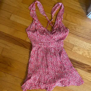 Red Floral Dress thumbnail 2