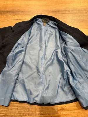 Van Heusen Navy Pinstripe Women's Blazer thumbnail 5