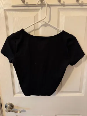 Hollister Crop Top Black thumbnail 4