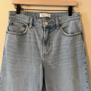 abercrombie fitch jeans 8 Long‎ 90s Relaxed High Rise 29 Light Blue Classic thumbnail 2