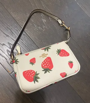 Coach Nolita 19 Wild Strawberry Print Handbag thumbnail 1
