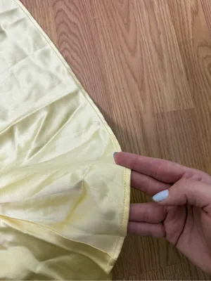 Sau Lee Penelope Backless Satin Gown in Popcorn Yellow 10 thumbnail 13