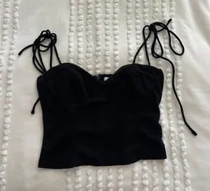 Princess Polly Black Top thumbnail 1