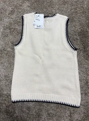DR2 Nordstrom Sweater Vest White Size M thumbnail 2