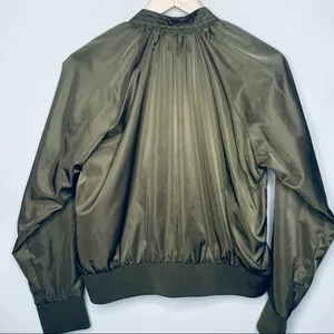 Free People Olive Midnight Bomber Jacket Size S thumbnail 12