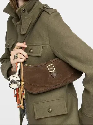 Zadig&Voltaire Moonrise suede shoulder bag thumbnail 2