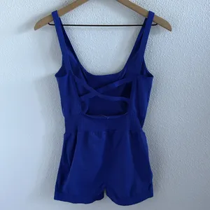 Free People Movement Good Karma Runsie Blue M/L thumbnail 4