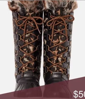 Y2K New Shoedazzle winter boots- size‎ 5.5 OLDSTOCK thumbnail 1