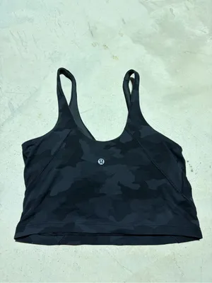 Lululemon Black/gray Camo align tank top 10 thumbnail 4