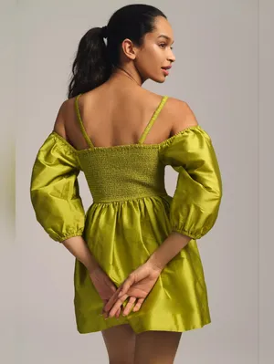 Anthropologie Dhruv Kapoor Corset Mini Dress thumbnail 2