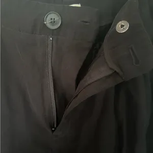 A new day Black Wide Legged Trousers thumbnail 6