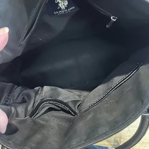 Y2K Ralph Lauren U.S. Polo Assn Logo Shoulder Bag Black Monogram thumbnail 7