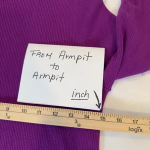 Lauren Ralph Lauren Size-XL Women's Sweater Hot Purple‎ Turtleneck Logo thumbnail 4