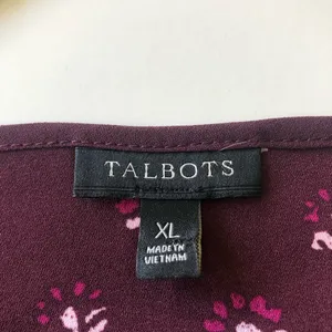 Talbots XL Semi Sheer Blouse thumbnail 6