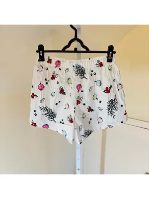 Colsie NWT Women's Christmas Pajama Boxer Sleep Shorts Size S thumbnail 3