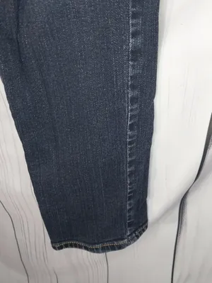 American Eagle Outfitters Women's Dark Blue Low-Rise Minimalist Y2K Skinny Jeans thumbnail 5