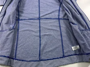 Talbots Blue and White Hooded Zip thumbnail 7
