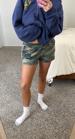 Camo sweat shorts thumbnail 1
