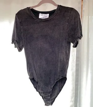 Boutique Acid washed bodysuit thumbnail 1