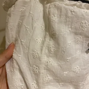 NWOT urban outfitters strapless white midi dress with eyelets thumbnail 9
