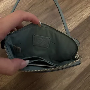 Coach Leather Blue Wristlet thumbnail 5