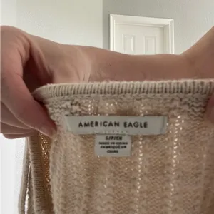 American Eagle Cream Cable Knit Sweater Crop Top thumbnail 8