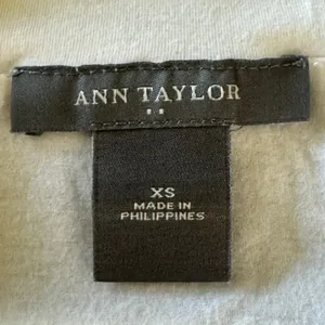 Ann Taylor Skirt XS Midi Tired Full White Ruffle Women's Basic Capsule Cotton Elastic Waist thumbnail 4