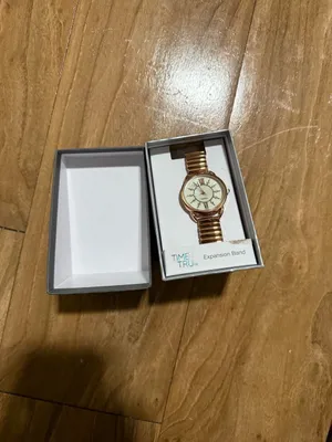 Time and Tru Men's Rose Gold Expansion Band Watch with Ivory Dial thumbnail 3