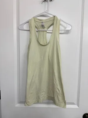Athleta Momentum Seamless Racerback Tank Sage Green Size S thumbnail 3