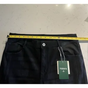 Halara Flex Denim Black Mid Low Rise Zipper Pockets Skinny Jeans Large Tall thumbnail 6