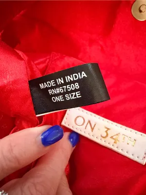 On 34th Viral Beaded Floral Handbag Made In India Red And White Design thumbnail 9
