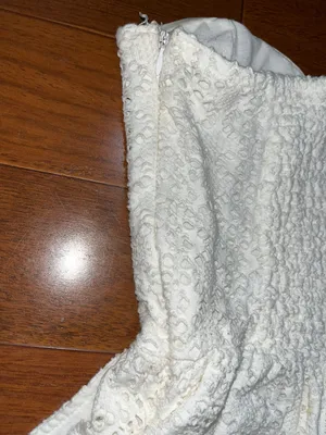 Forever 21 White Strapless romper thumbnail 5