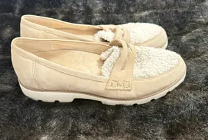 Vionic Cheryl Faux Fur Womens Size 9 Beige Casual Slip-On Loafer Flats Shoes thumbnail 2