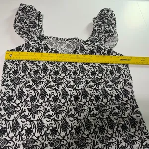 Bundle only! Must be with $15 or more LOFT Black or Dark Navy Ivory Floral Textu thumbnail 2