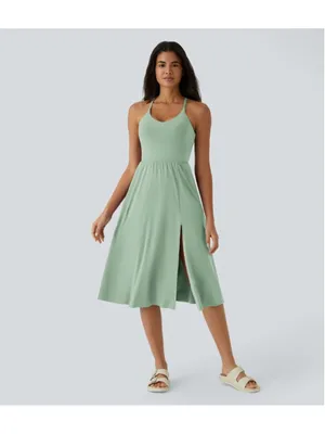 Halara Everyday Midi Chill Dress-La Land Women’s Size M thumbnail 5