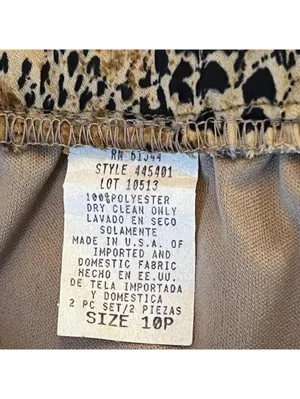 Vintage Y2K Leopard Print Boho Fairycore Indie Sleaze Midi Skirt Size Small 🤎 thumbnail 6