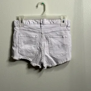 H&M Women Lilac Cut Off Jean‎ Shorts Size 2. thumbnail 5