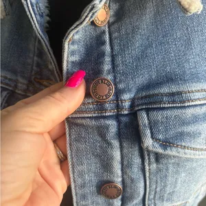 Judy Blue Shearling Lined Denim Vest small‎ layered streetwear transitional thumbnail 3