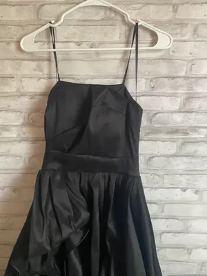 Windsor black formal high low dress thumbnail 4