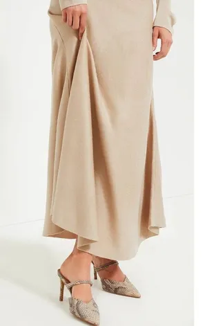 NWT Tuckernuck POMANDER PLACE Brielle in Tan Knit Maxi Sweater Dress S thumbnail 4